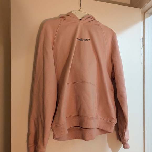 Zadig & Voltaire - Georgy Photoprint Hoodie in Pink, size M, NWOT - Picture 3 of 8